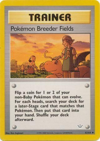 Pokemon Breeder Fields (62/64) [Neo Revelation Unlimited] | Shuffle n Cut Hobbies & Games