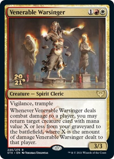 Venerable Warsinger [Strixhaven: School of Mages Prerelease Promos] | Shuffle n Cut Hobbies & Games