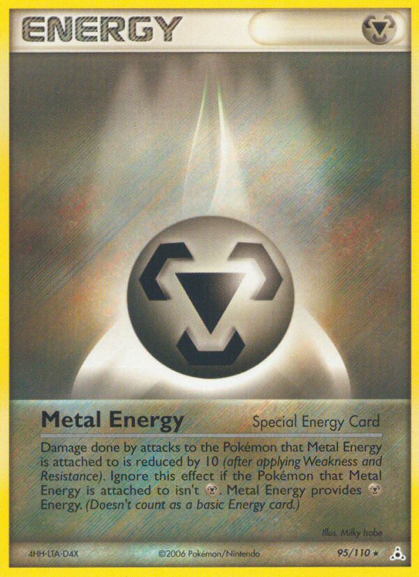 Metal Energy (95/110) [EX: Holon Phantoms] | Shuffle n Cut Hobbies & Games