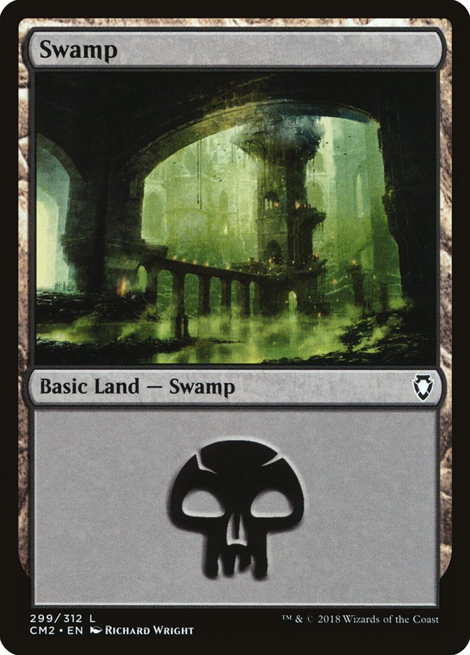 Swamp (299) [Commander Anthology Volume II] | Shuffle n Cut Hobbies & Games