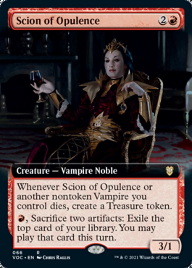 Scion of Opulence (Extended Art) [Innistrad: Crimson Vow Commander] | Shuffle n Cut Hobbies & Games