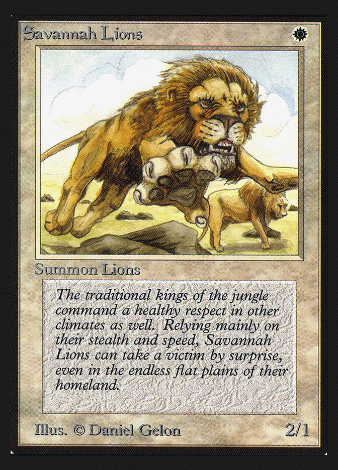 Savannah Lions [International Collectors' Edition] | Shuffle n Cut Hobbies & Games