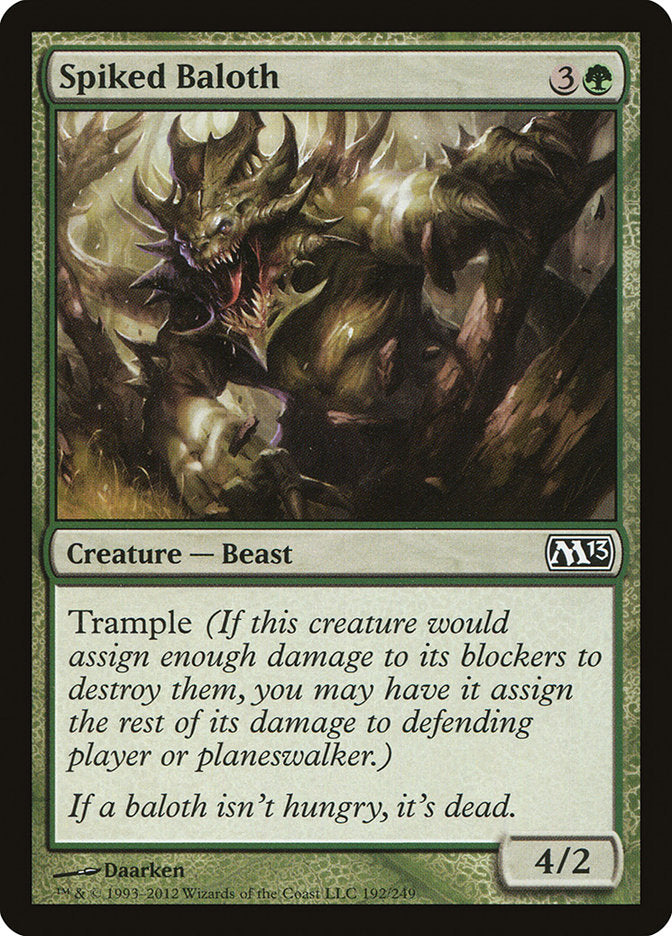 Spiked Baloth [Magic 2013] | Shuffle n Cut Hobbies & Games