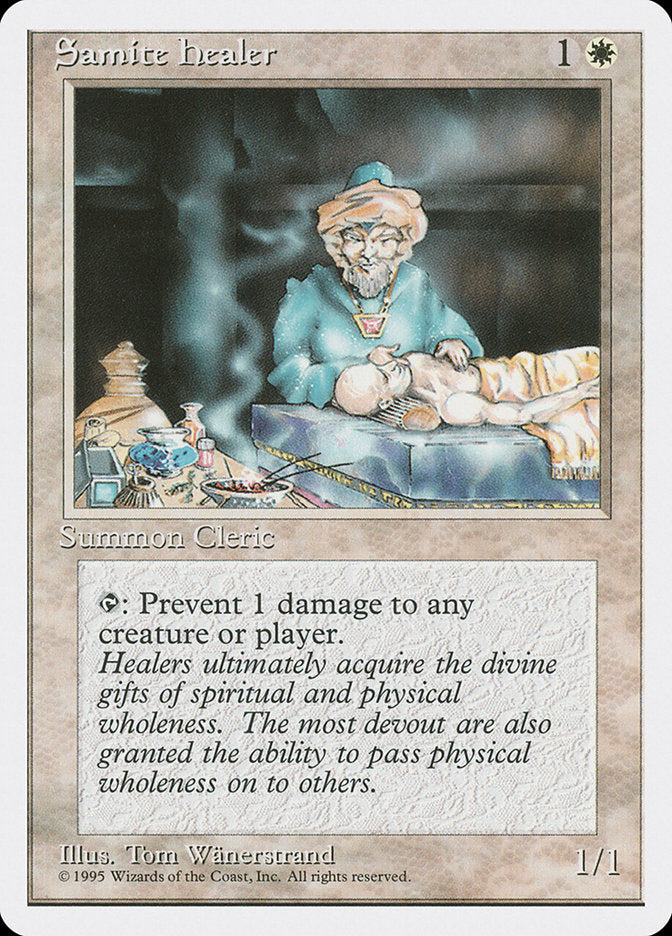 Samite Healer [Fourth Edition] | Shuffle n Cut Hobbies & Games