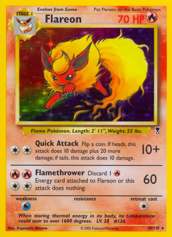 Flareon (10/110) [Legendary Collection] | Shuffle n Cut Hobbies & Games