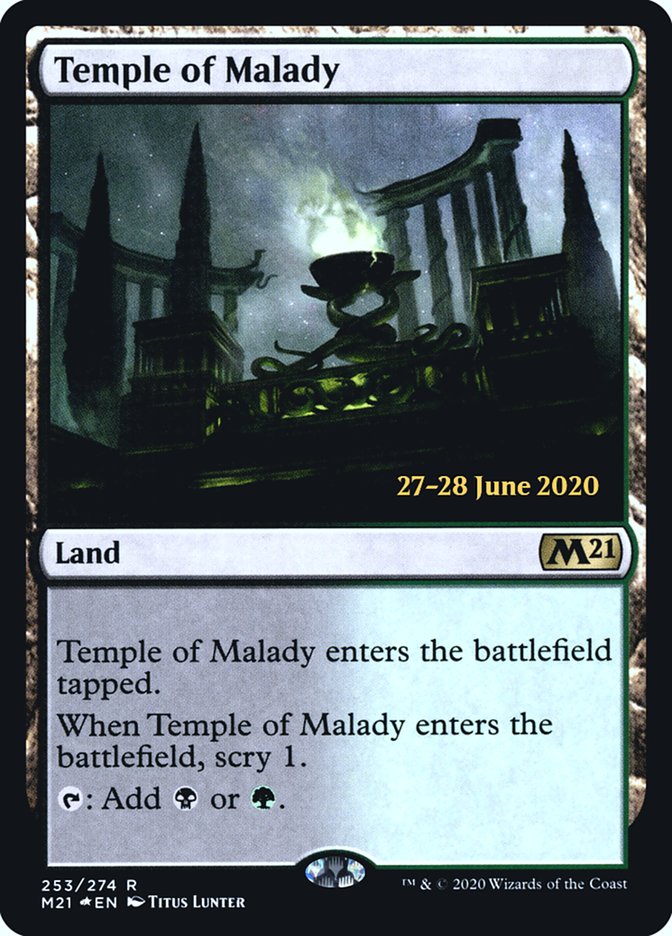 Temple of Malady [Core Set 2021 Prerelease Promos] | Shuffle n Cut Hobbies & Games
