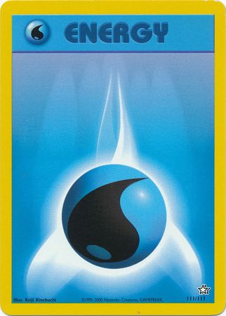 Water Energy (111/111) [Neo Genesis Unlimited] | Shuffle n Cut Hobbies & Games