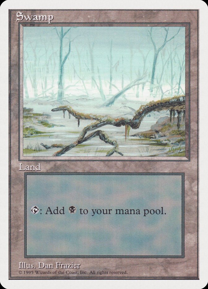 Swamp (White Fog in Center) [Rivals Quick Start Set] | Shuffle n Cut Hobbies & Games