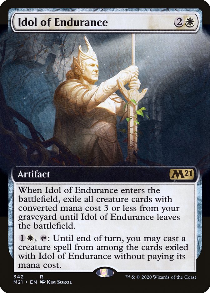 Idol of Endurance (Extended Art) [Core Set 2021] | Shuffle n Cut Hobbies & Games