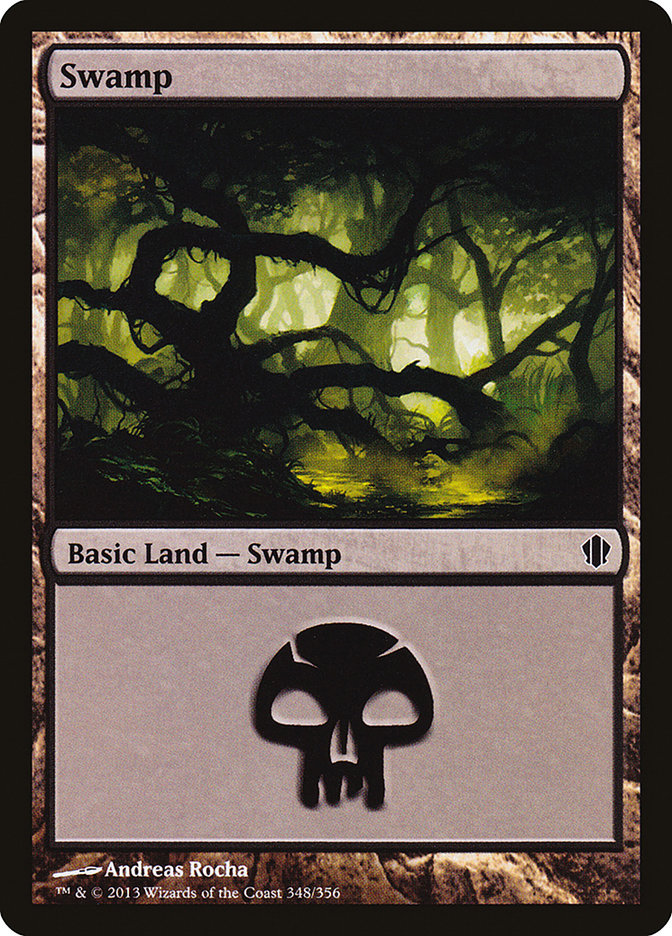 Swamp (348) [Commander 2013] | Shuffle n Cut Hobbies & Games