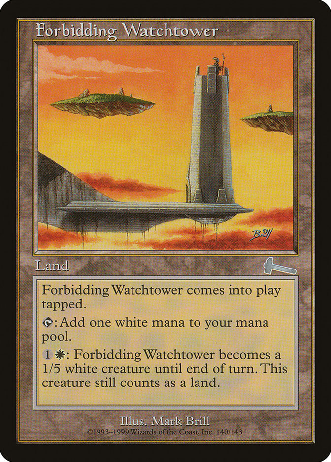 Forbidding Watchtower [Urza's Legacy] | Shuffle n Cut Hobbies & Games
