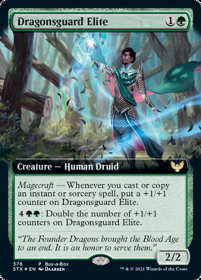 Dragonsguard Elite (Buy-A-Box) [Strixhaven: School of Mages Promos] | Shuffle n Cut Hobbies & Games