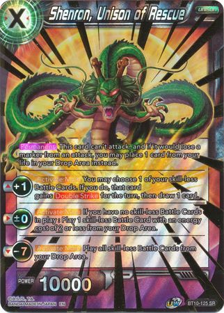 Shenron, Unison of Rescue [BT10-125] | Shuffle n Cut Hobbies & Games