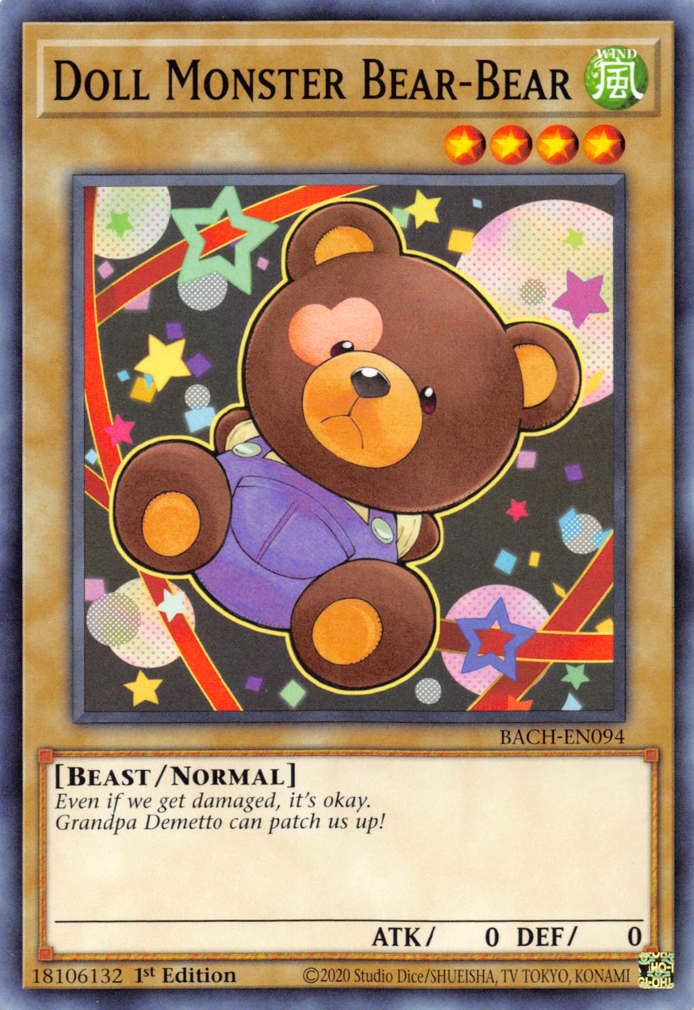 Doll Monster Bear-Bear [BACH-EN094] Common | Shuffle n Cut Hobbies & Games