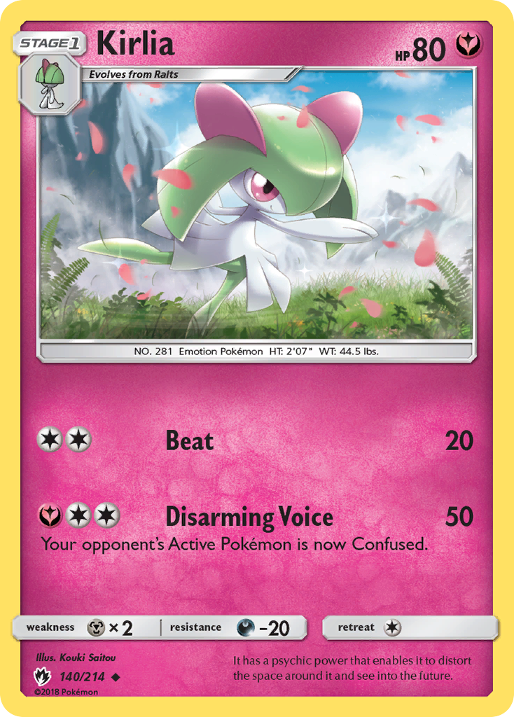 Kirlia (140/214) [Sun & Moon: Lost Thunder] | Shuffle n Cut Hobbies & Games