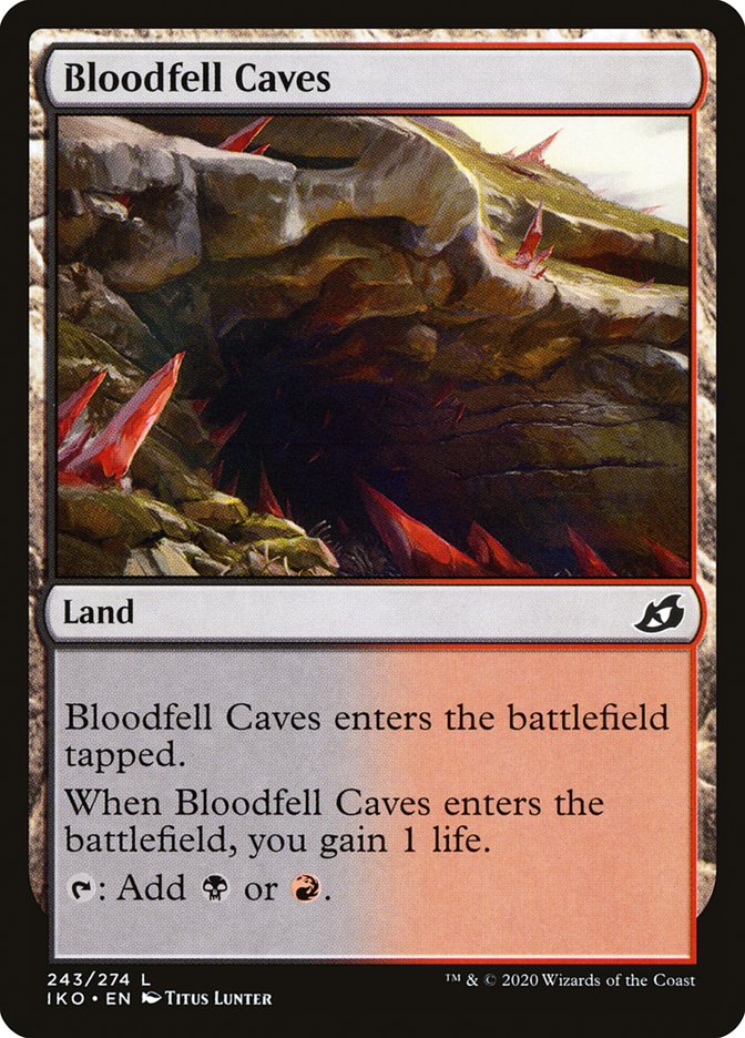 Bloodfell Caves [Ikoria: Lair of Behemoths] | Shuffle n Cut Hobbies & Games