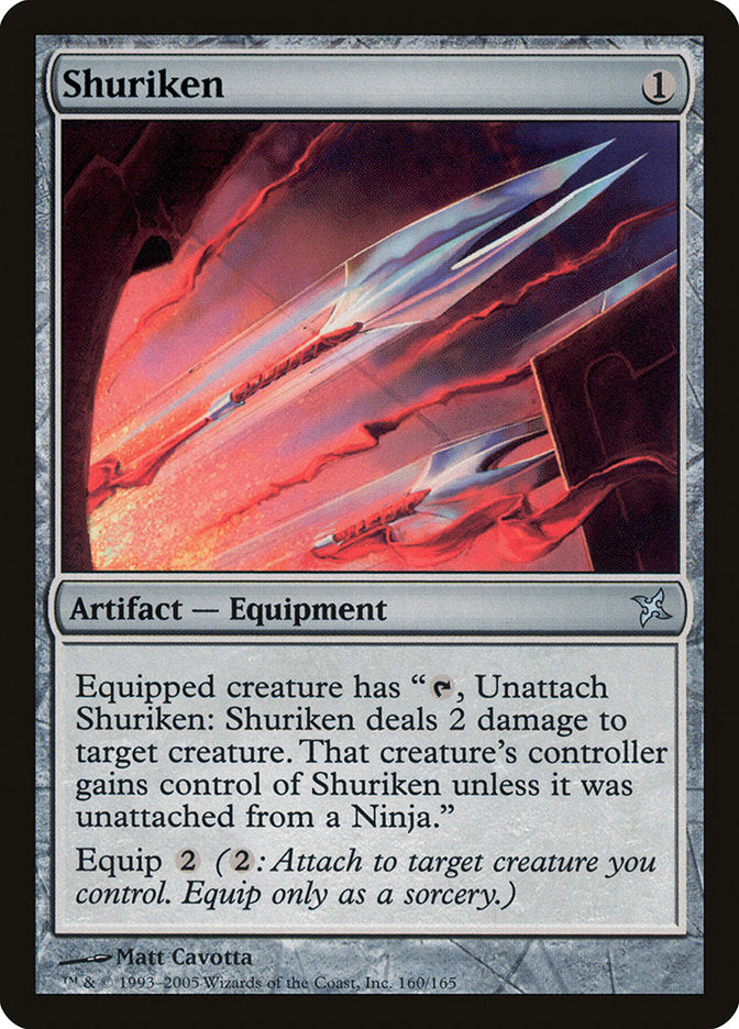 Shuriken [Betrayers of Kamigawa] | Shuffle n Cut Hobbies & Games