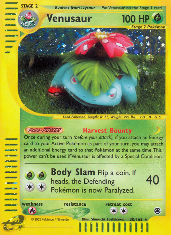 Venusaur (30/165) [Expedition: Base Set] | Shuffle n Cut Hobbies & Games