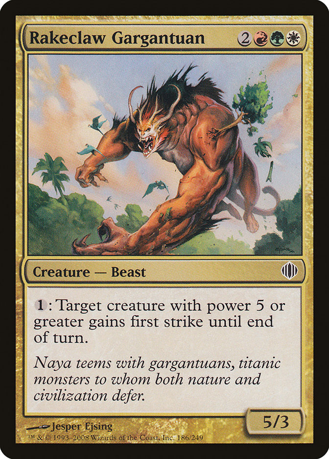 Rakeclaw Gargantuan [Shards of Alara] | Shuffle n Cut Hobbies & Games