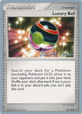 Luxury Ball (86/100) (Stallgon - David Cohen) [World Championships 2009] | Shuffle n Cut Hobbies & Games