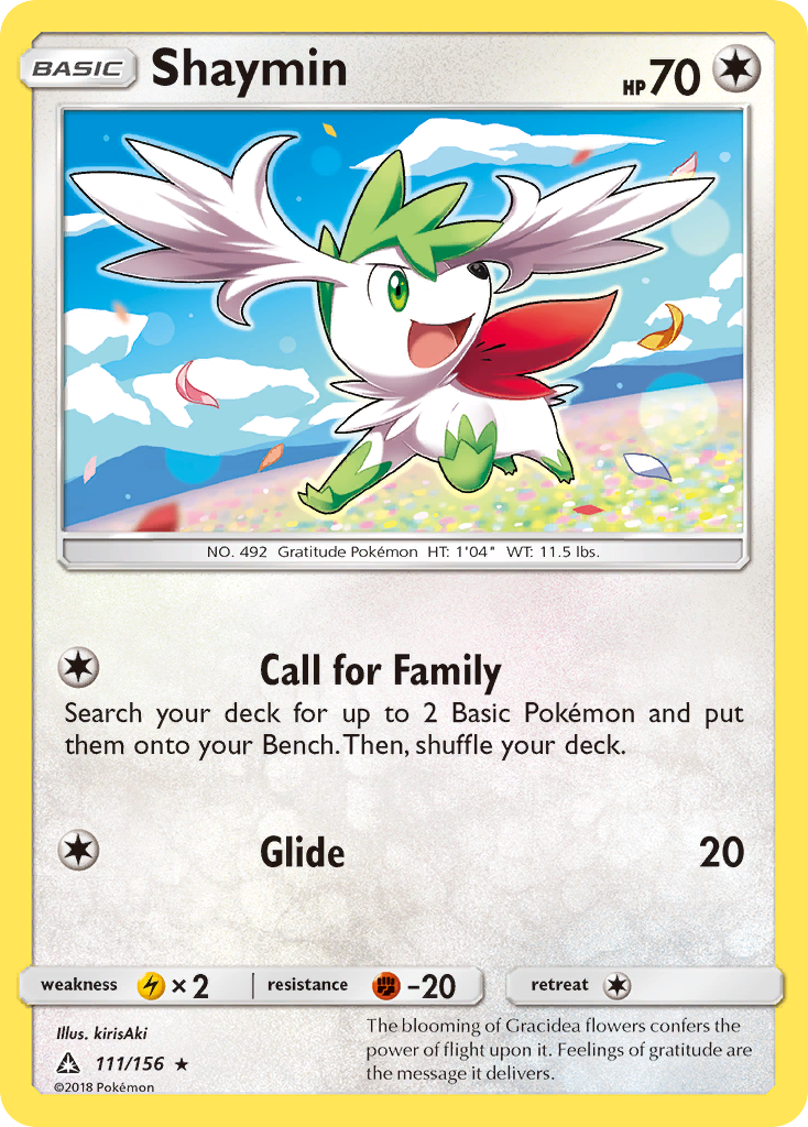 Shaymin (111/156) [Sun & Moon: Ultra Prism] | Shuffle n Cut Hobbies & Games