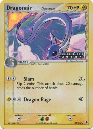 Dragonair (41/113) (Delta Species) (Stamped) [EX: Delta Species] | Shuffle n Cut Hobbies & Games