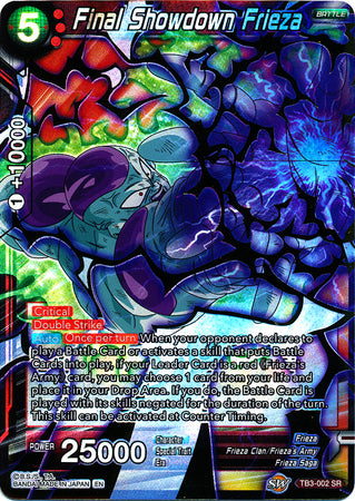 Final Showdown Frieza [TB3-002] | Shuffle n Cut Hobbies & Games