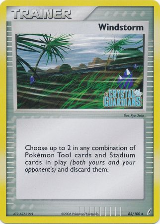 Windstorm (85/100) (Stamped) [EX: Crystal Guardians] | Shuffle n Cut Hobbies & Games