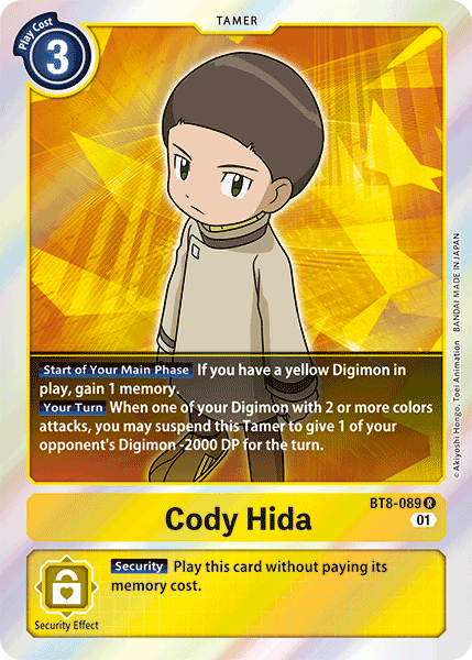 Cody Hida [BT8-089] [New Awakening] | Shuffle n Cut Hobbies & Games