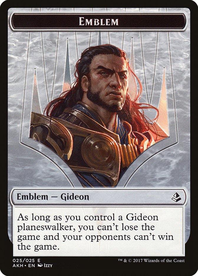 Gideon of the Trials Emblem [Amonkhet Tokens] | Shuffle n Cut Hobbies & Games