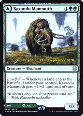 Kazandu Mammoth // Kazandu Valley [Zendikar Rising Prerelease Promos] | Shuffle n Cut Hobbies & Games