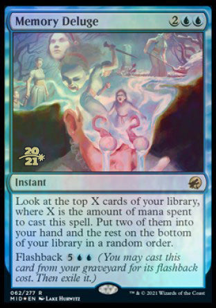 Memory Deluge [Innistrad: Midnight Hunt Prerelease Promos] | Shuffle n Cut Hobbies & Games