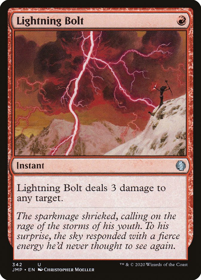 Lightning Bolt [Jumpstart] | Shuffle n Cut Hobbies & Games