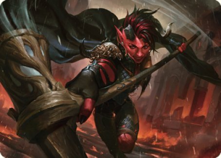 Karlach, Fury of Avernus Art Card (34) [Commander Legends: Battle for Baldur's Gate Art Series] | Shuffle n Cut Hobbies & Games