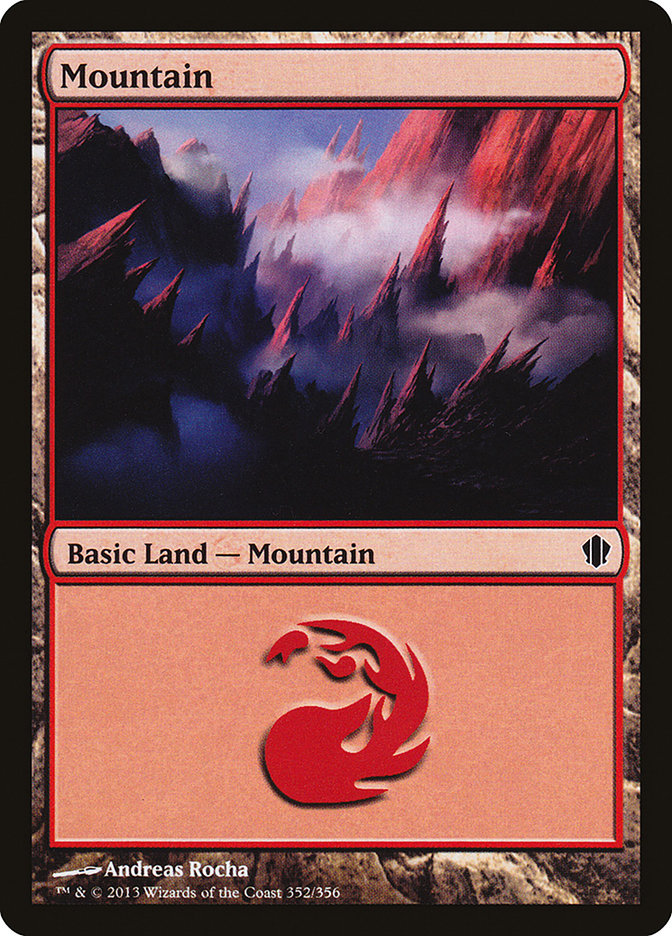 Mountain (352) [Commander 2013] | Shuffle n Cut Hobbies & Games