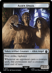 Alien Angel // Mark of the Rani Double-Sided Token [Doctor Who Tokens] | Shuffle n Cut Hobbies & Games