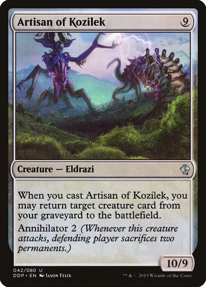 Artisan of Kozilek [Duel Decks: Zendikar vs. Eldrazi] | Shuffle n Cut Hobbies & Games