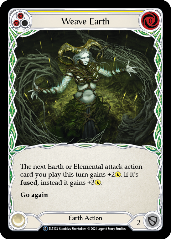 Weave Earth (Yellow) [U-ELE123] Unlimited Normal | Shuffle n Cut Hobbies & Games