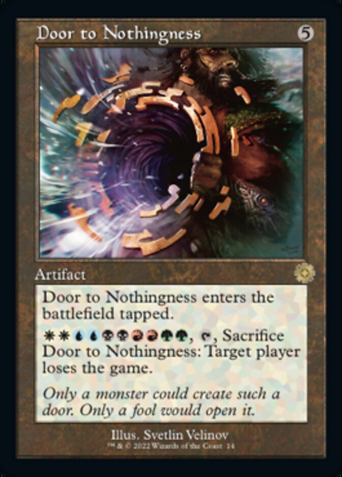 Door to Nothingness (Retro) [The Brothers' War Retro Artifacts] | Shuffle n Cut Hobbies & Games