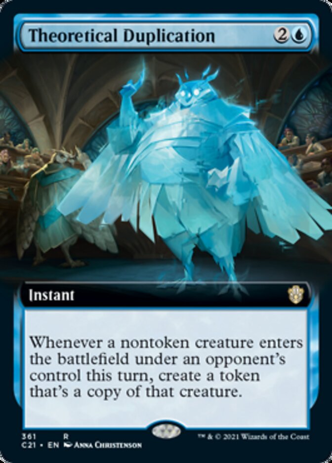 Theoretical Duplication (Extended Art) [Commander 2021] | Shuffle n Cut Hobbies & Games