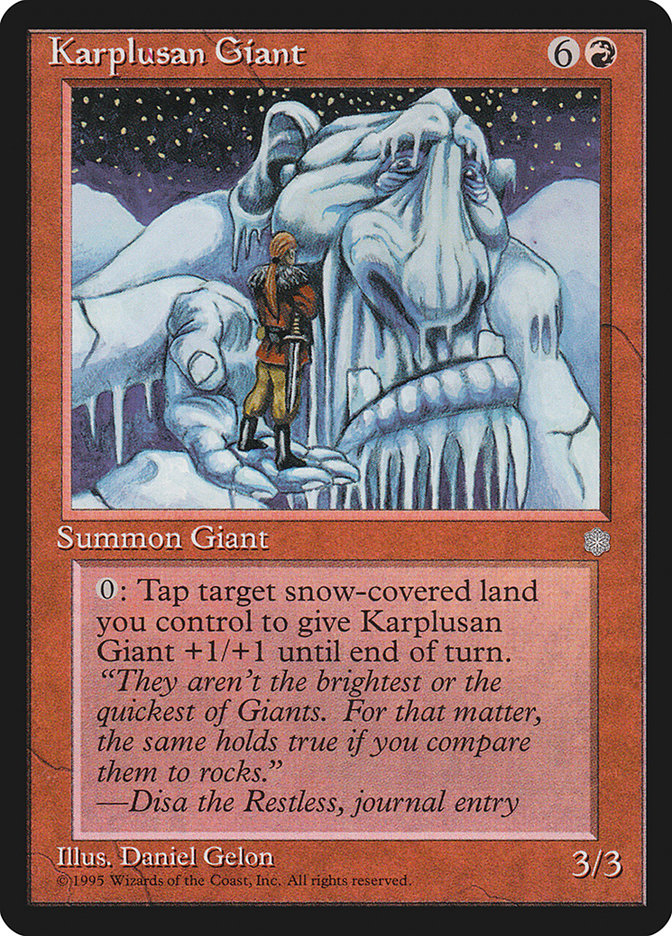 Karplusan Giant [Ice Age] | Shuffle n Cut Hobbies & Games