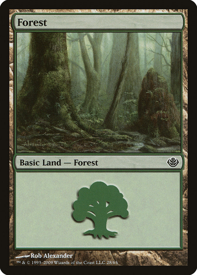 Forest (28) [Duel Decks: Garruk vs. Liliana] | Shuffle n Cut Hobbies & Games