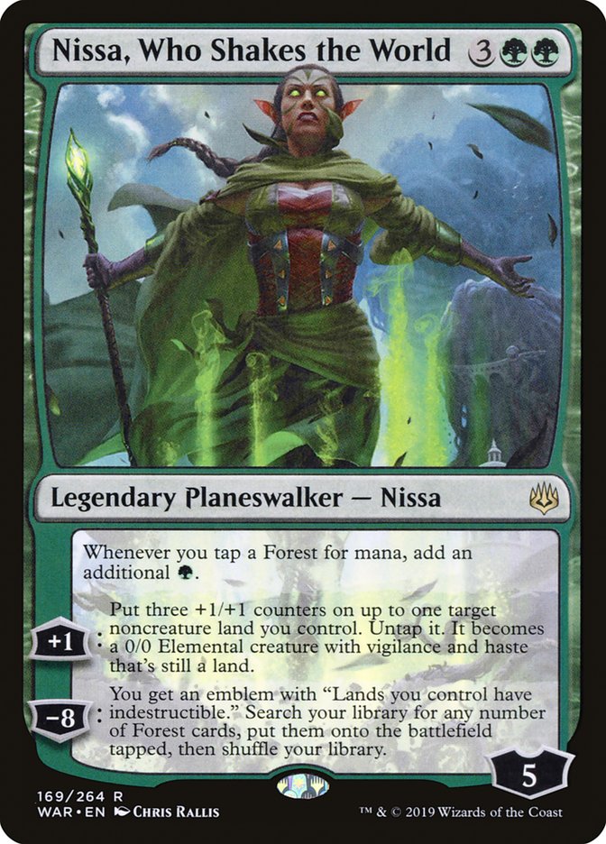 Nissa, Who Shakes the World [War of the Spark] | Shuffle n Cut Hobbies & Games