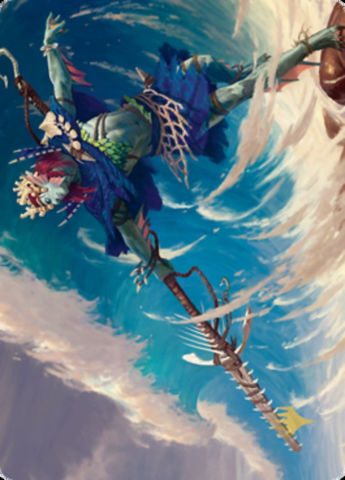 Tazeem Roilmage Art Card (Gold-Stamped Signature) [Zendikar Rising Art Series] | Shuffle n Cut Hobbies & Games