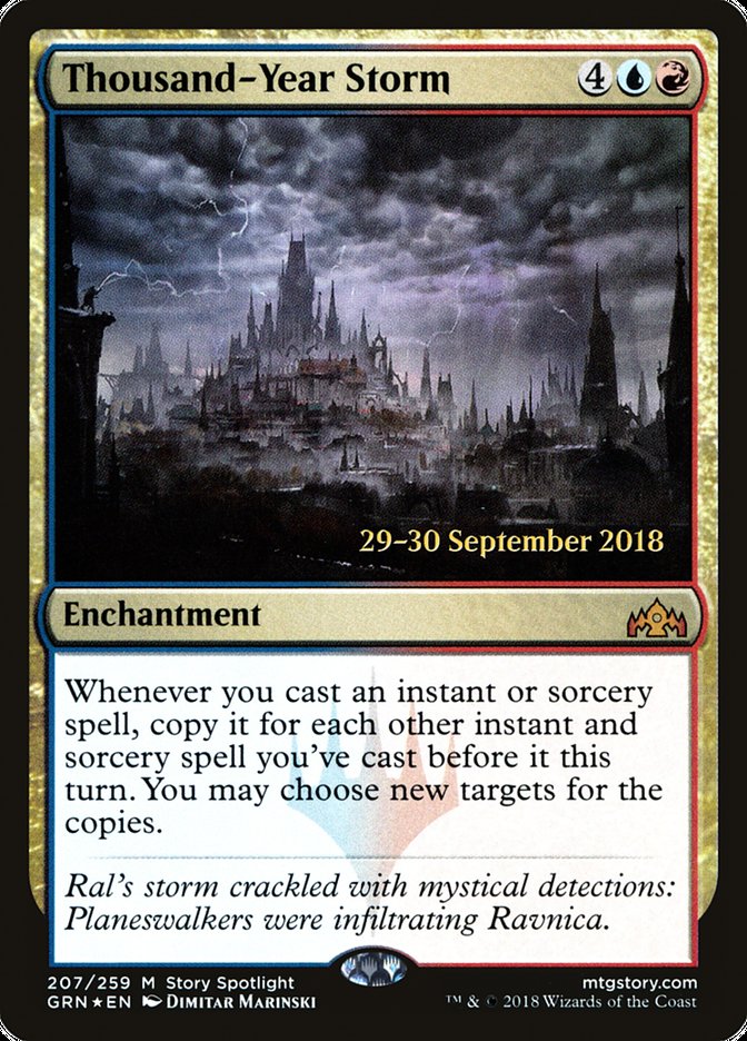 Thousand-Year Storm [Guilds of Ravnica Prerelease Promos] | Shuffle n Cut Hobbies & Games