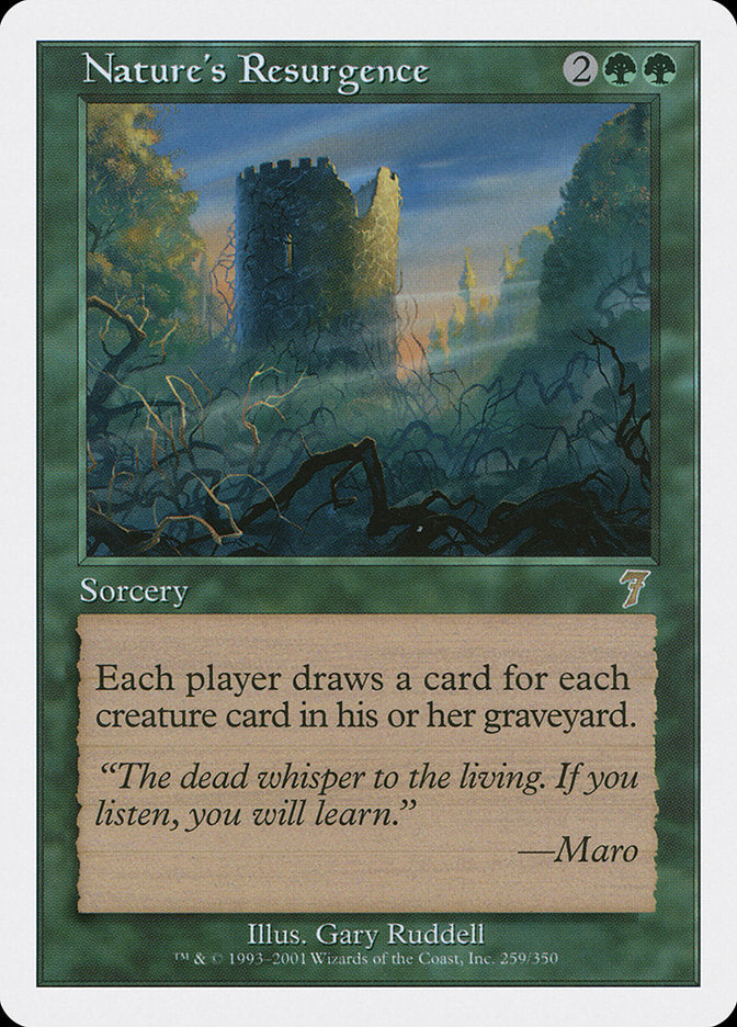 Nature's Resurgence [Seventh Edition] | Shuffle n Cut Hobbies & Games