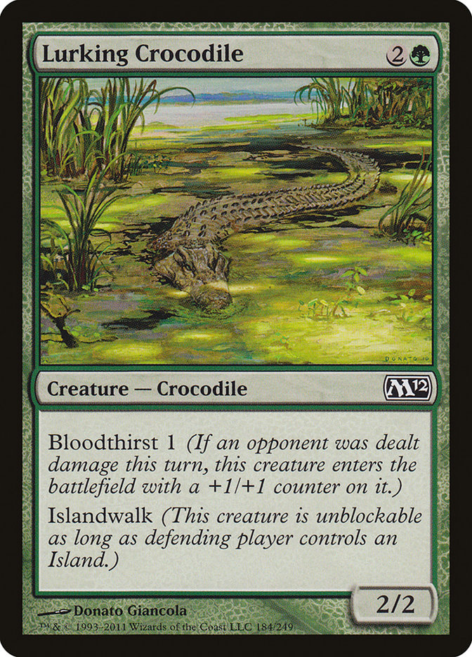 Lurking Crocodile [Magic 2012] | Shuffle n Cut Hobbies & Games