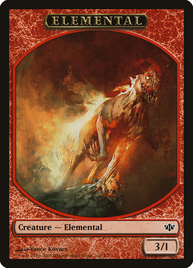 Elemental Token [Conflux Tokens] | Shuffle n Cut Hobbies & Games