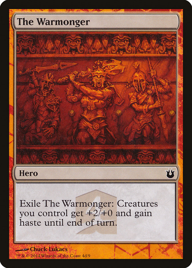 The Warmonger [Born of the Gods Hero's Path] | Shuffle n Cut Hobbies & Games