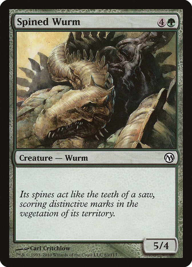Spined Wurm [Duels of the Planeswalkers] | Shuffle n Cut Hobbies & Games
